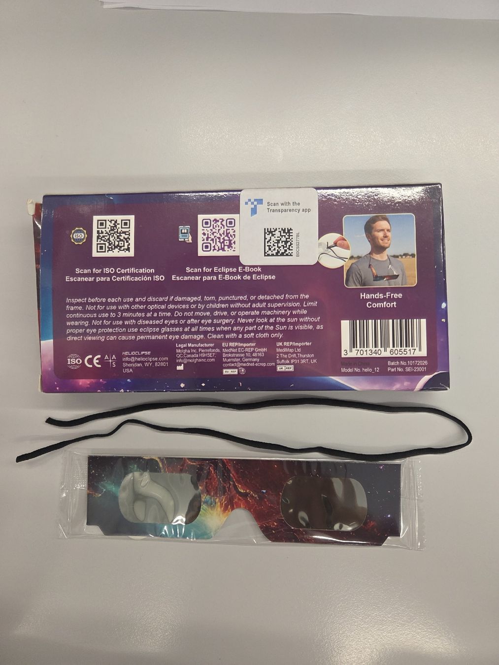 Lunettes & Verres: Solar Eclipse Glasses ISO – Neuf (Voir description) à Wallisellen par akhan96 1
