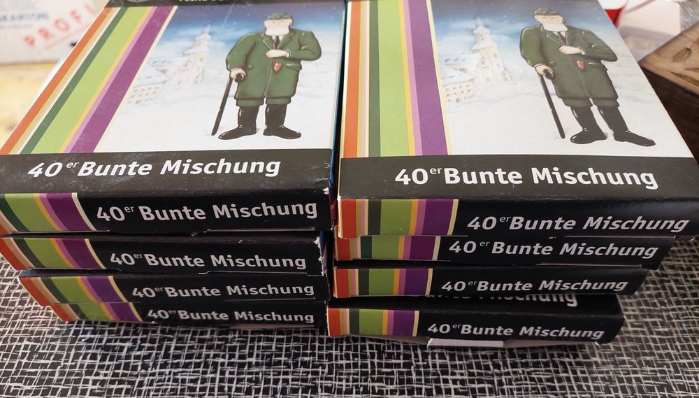 Crottendorfer Räucherkerzen - 5er Set - Weihnachtsduft - Größe M - 120 Stück