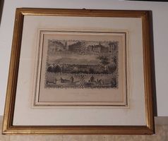 Ancien tableau souvenir de Morges