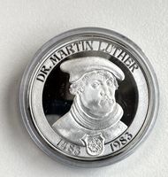 Silbermünze Martin Luther