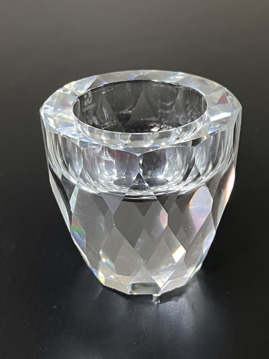 Swarovski Kerzenständer: Swarovski Kristall Kerzenhalter – Gebraucht aus Zürich von Nowstalgia