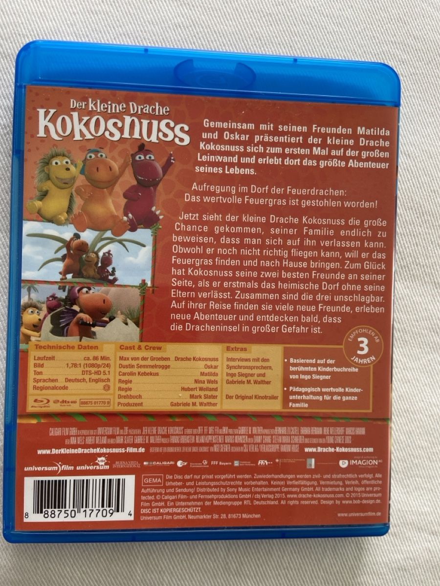Alle DVDs: DVD Drache Kokosnuss – Neu (gemäss Beschreibung) aus Galgenen von Hawaii021 1