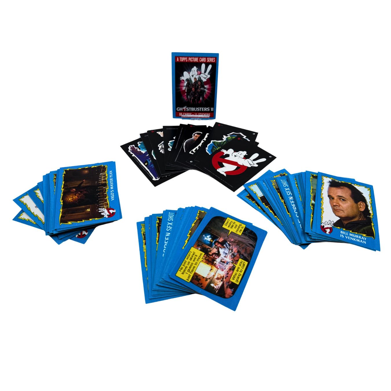 Topps Carte collezionabili: 1989 - Topps Ghostbusters II Set Complet - Cartes + Stickers – Usato da St-Légier-Chiésaz venduto da GemMintCH