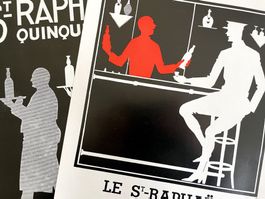 St. Raphaël - 2 alte Werbungen / Anciennes réclames 1932