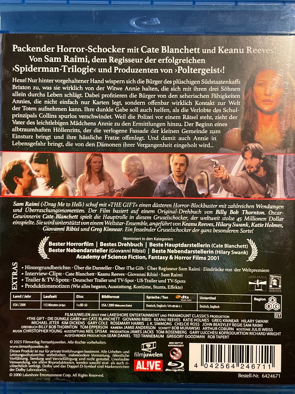 Tutti i DVDs: The Gift - Die dunkle Gabe (2000) – Nuovo (secondo la descrizione) da Waldenburg venduto da Gonzo8 1