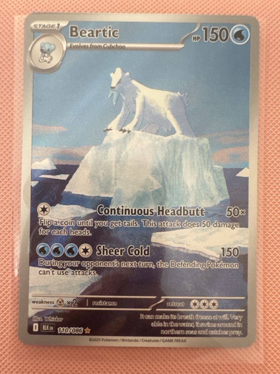 Pokémon Carte collezionabili: 🇬🇧 Beartic / 110/086 – Nuovo e nell'imballaggio originale da Kradolf venduto da Sarushe0706