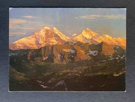AK Brienz Rothorn Bahn Abendstimmung Eiger Mönch Jungfrau