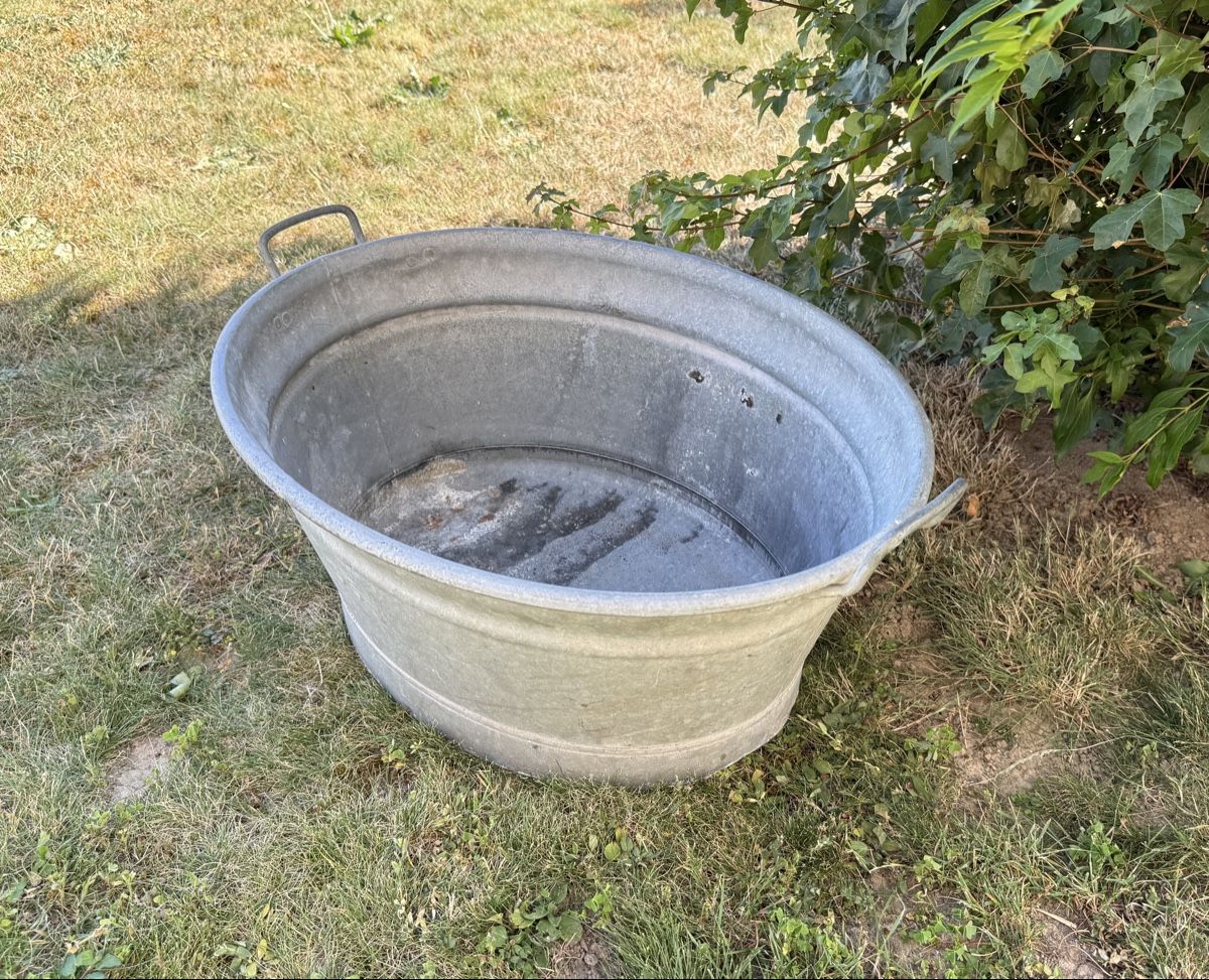 Altre Decorazioni per giardino: Zuber Zinkwanne dicht 55 L – Usato da Gerlafingen venduto da sternrose 2
