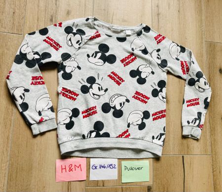 H&M Mickey Mouse Pullover, Gr. 146/152