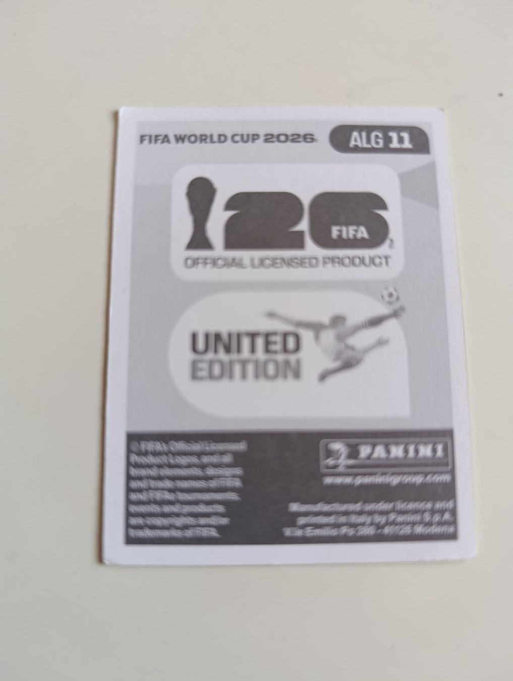 Panini Carte collezionabili: Panini World Cup 2026 ALG 11 – Nuovo (secondo la descrizione) da Lavey-Village venduto da pas_7xd2 1