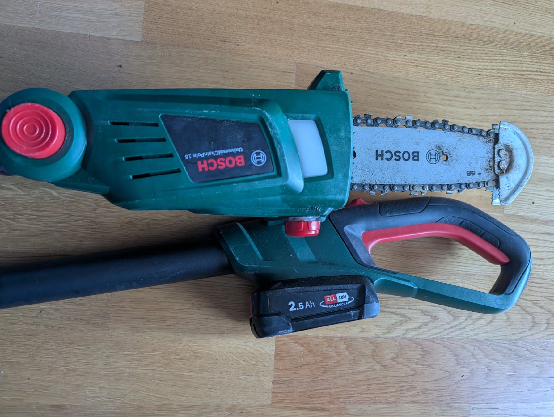 Bosch Seghe: Bosch UniversalChainPole 18 Akku Astschneider – Usato da Münchenstein venduto da sve_87sg 1