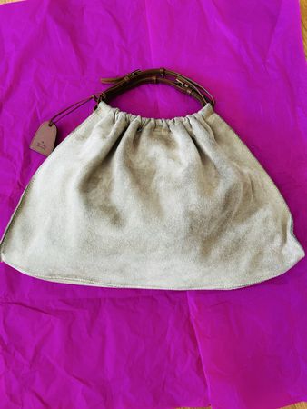 Gucci vintage suede bag