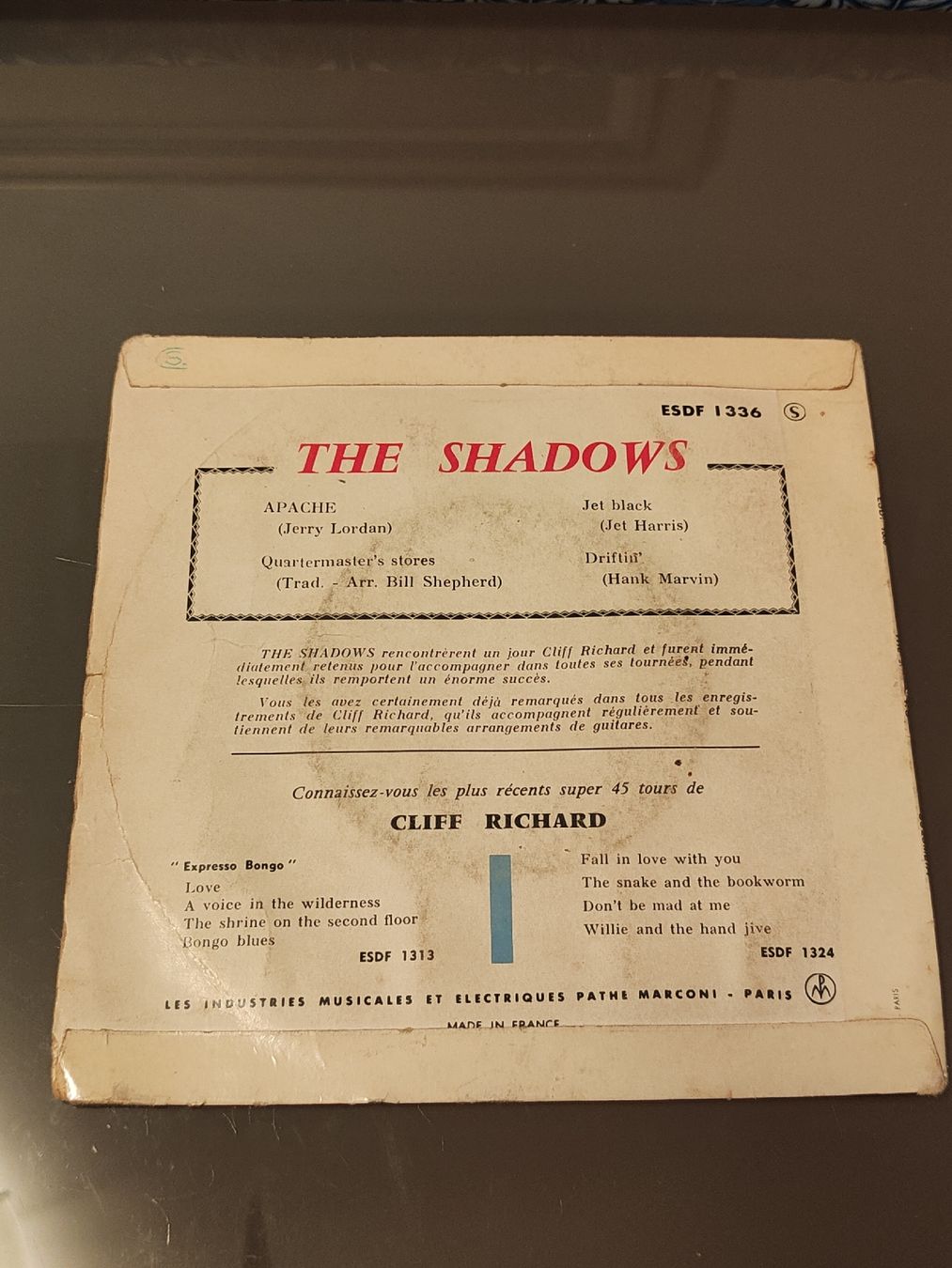 Schallplatten: disco vinile 45 giri Apache The Shadows – Gebraucht aus Massagno von Massimo037 1