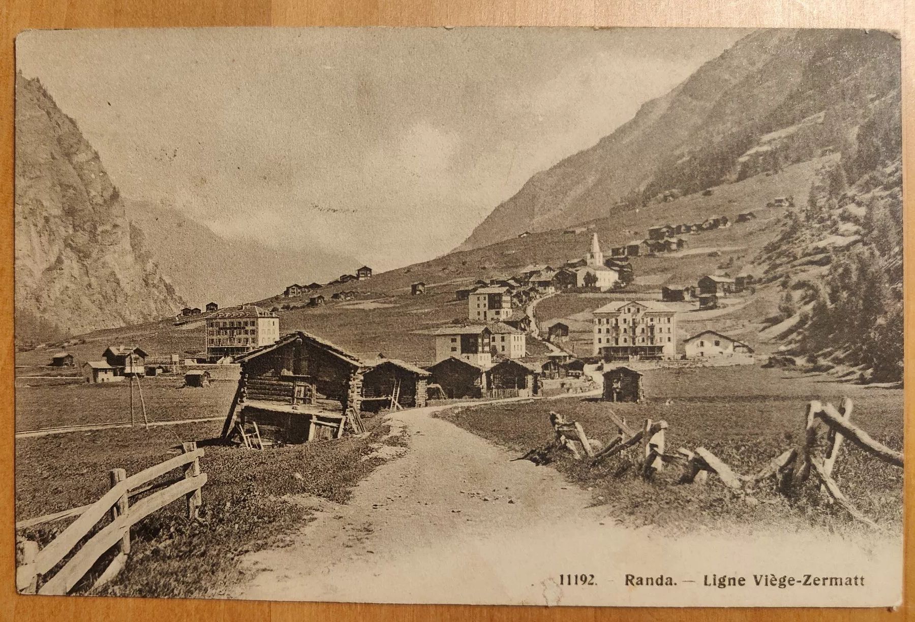 Cartoline postali: Randa um 1910 – Usato da St. Erhard venduto da Chaeferli6
