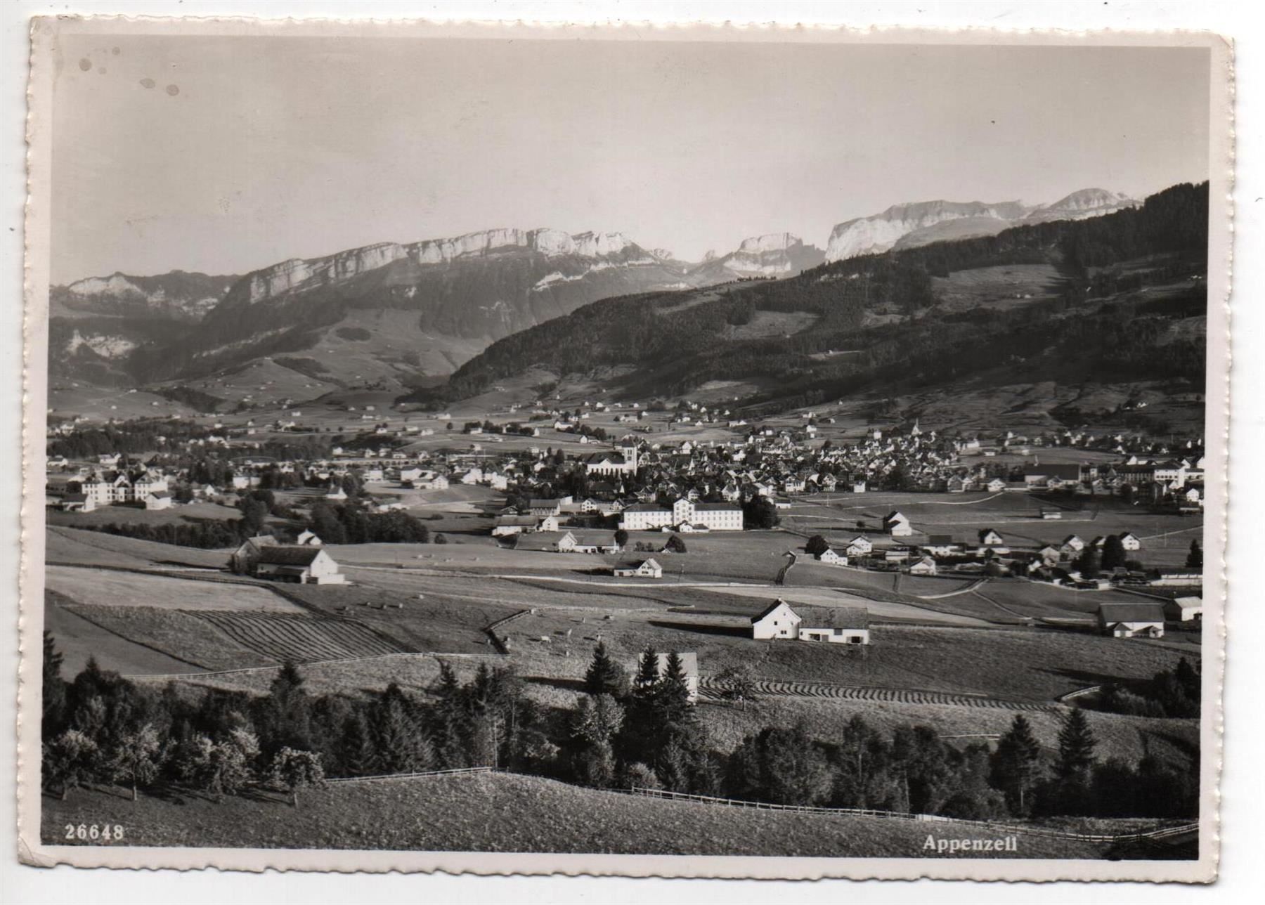 Cartoline postali: APPENZELL No. 26648 – Usato da Jona venduto da philajona