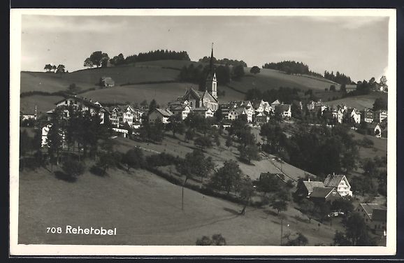 Cartoline postali: Rehetobel, Gesamtansicht aus der Vogelsc – Usato da Berlin venduto da bartko-reher