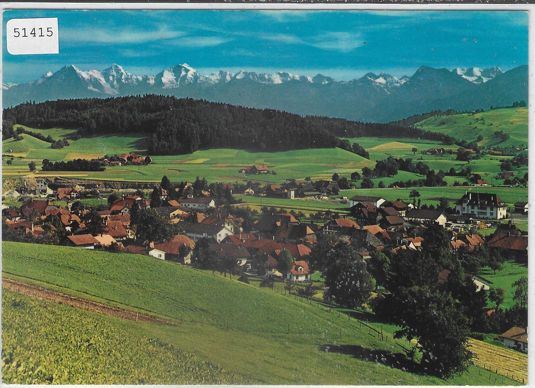 Cartoline postali: Riggisberg - Generalansicht – Usato da Ettingen venduto da Kartenplanet