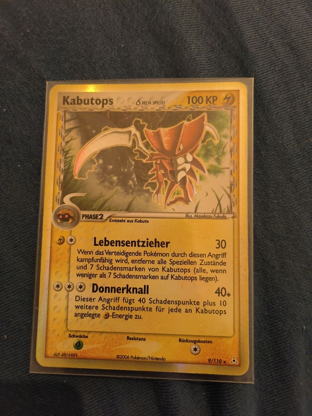 Pokémon Carte collezionabili: Kabutops 9/110 – Usato da Muri b. Bern venduto da Mikeado93