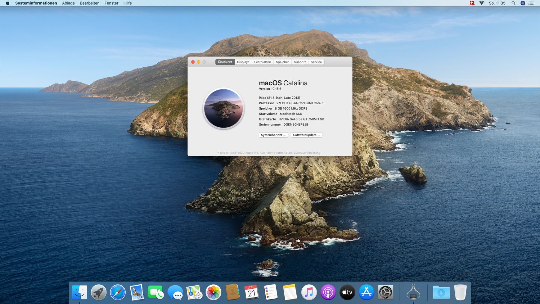 Apple PC: iMac 21.5 - JG. 2013 mit macOS Catalina – Usato da Hausen AG venduto da piccadilly62 1