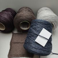 Merino von Loro Piana, Secret Shine 550g blu melange