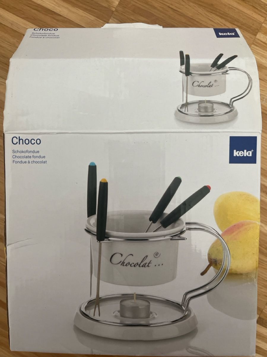 Cucine complete: Kela Schokoladenfondue Set "Choco" neu – Nuovo (secondo la descrizione) da Aarau venduto da EvitaM