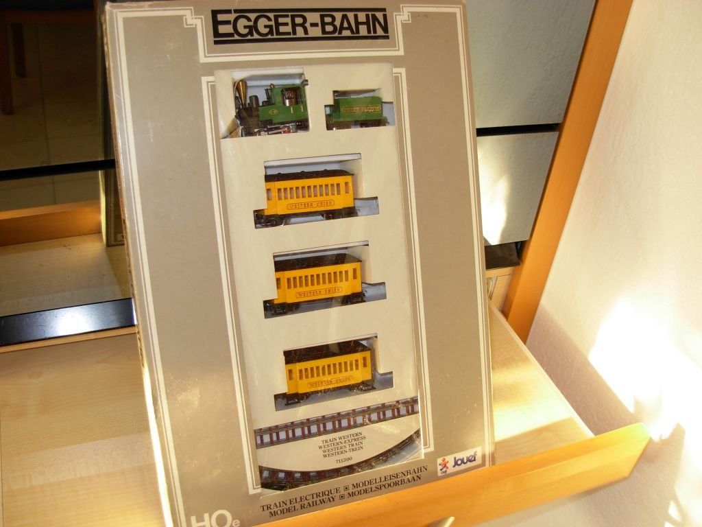 Egger-Bahn Modelleisenbahnen: H0e: EggerBahn/Jouef Western-Zug – Neu (gemäss Beschreibung) aus Oberrieden von Hobbyschiff 1