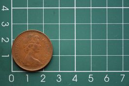 währung  great britain 2 new pence 1971