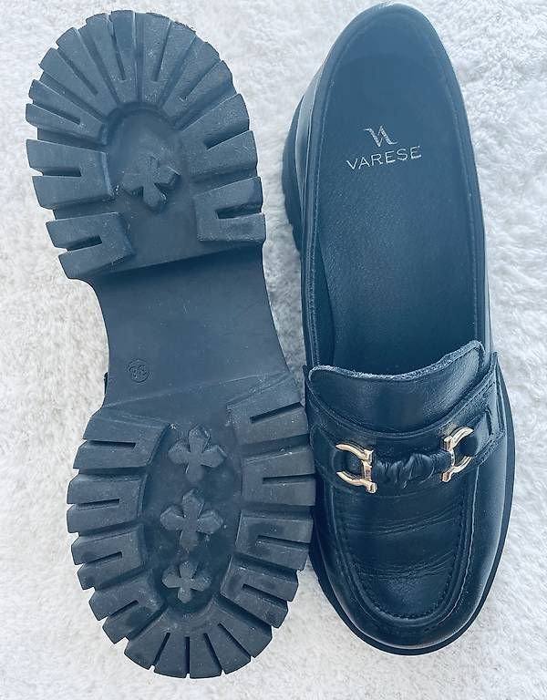 Damenschuhe: Damen-Loafer schwarz – Gebraucht aus Brunnen von rot005 2