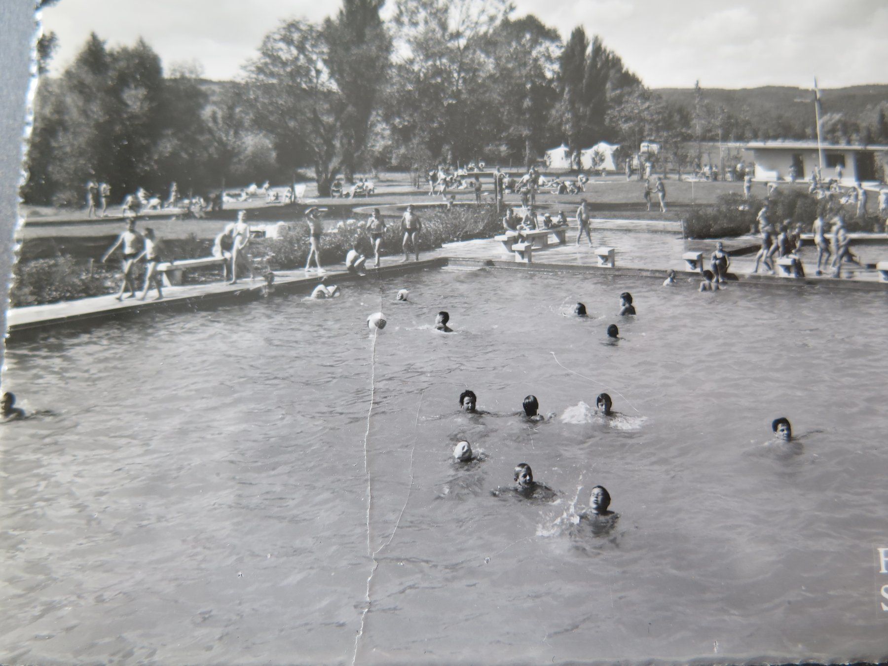 Cartes postales: FLAACH - SCHWIMMBAD U. CAMPINGPLATZ TCS – D'occasion à Wittenbach par lipasal 1
