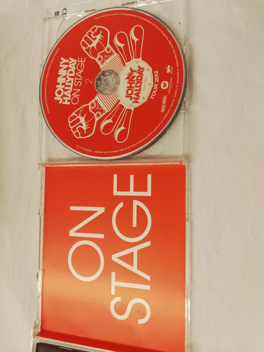 CDs: JOHNNY HALLDAY - ON STAGE – Gebraucht aus Bern von Vinylsound.ch 3