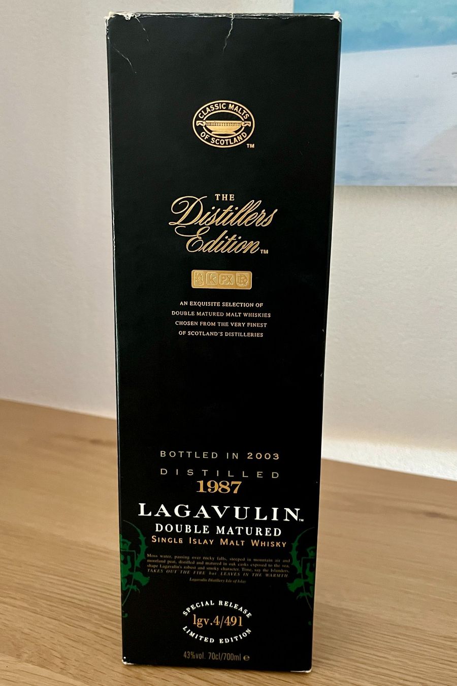 Lagavulin Spirituosen: Lagavulin 1987 - Distillers Edition Bottled 2003 – Neu und originalverpackt aus Le Sentier von myman 5