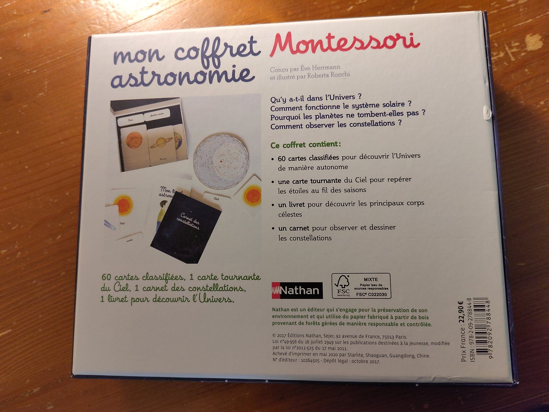 Giochi: Mon coffret Montessori astronomie – Nuovo (secondo la descrizione) da Zürich venduto da isthatablatt 1