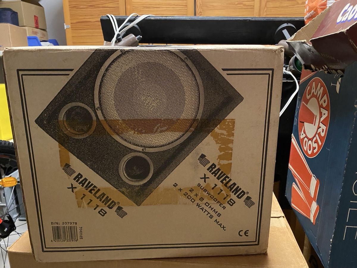 Lautsprecher: Subwoofer Raveland X 1118, 2 x 200W – Gebraucht aus Mezzovico von AnGy-AnGy 2