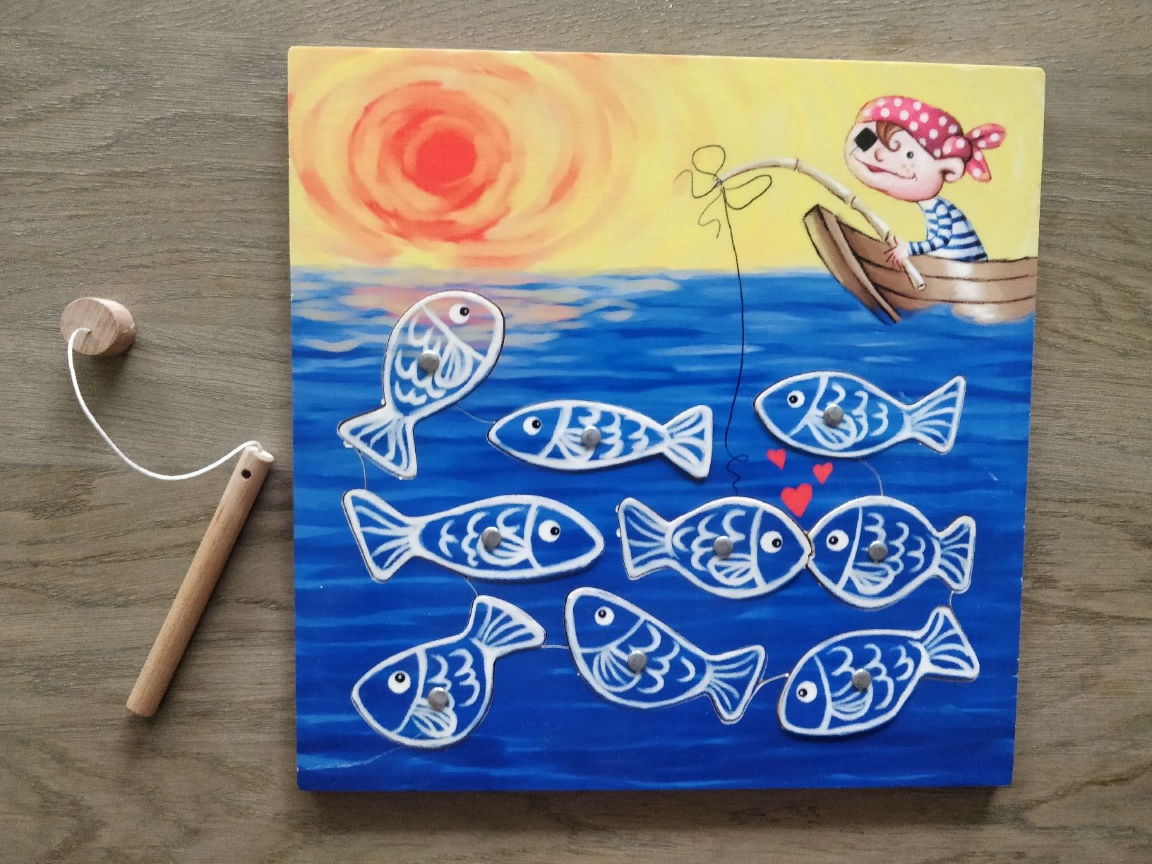 Giochi: Jeu de pêche à la ligne en bois – Usato da Chêne Bougeries venduto da guimzou