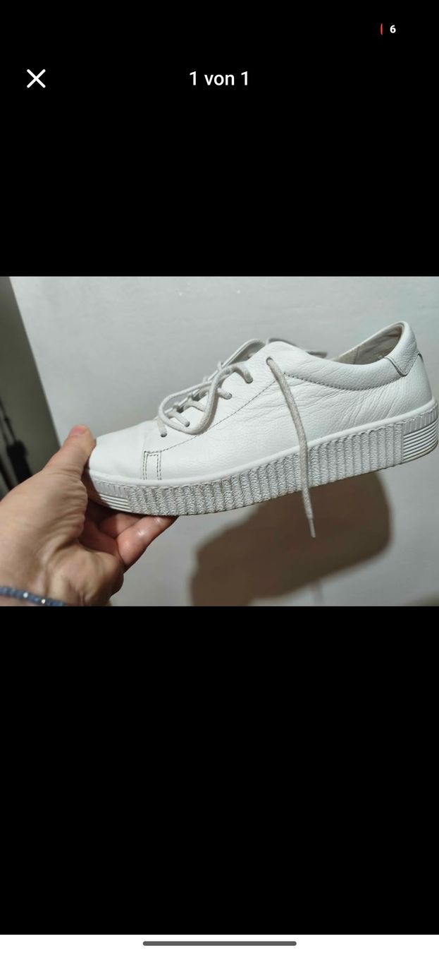 Scarpe da donna: Gabor Leder Sneakers Größe 41  – Usato da Tagelswangen venduto da son_z88g