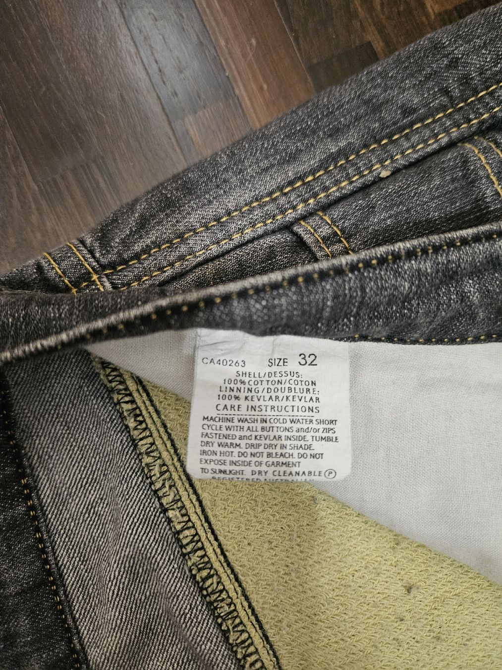 Pantaloni: Mottoradhose Jeans Kevlar verstärkt – Usato da Baar venduto da meljo 4