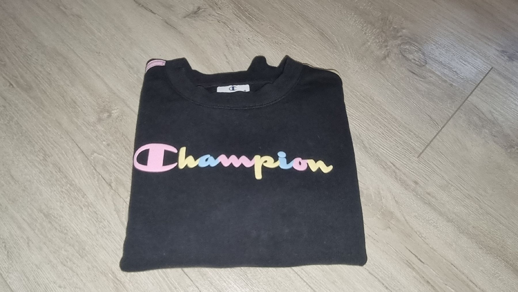 Champion Pullover & Sweatshirts: Champion Pullover Sweatshirt Gr. S (7/8 J.) schwarz Mädchen  – Gebraucht aus Wigoltingen von Zuckerfee84 1