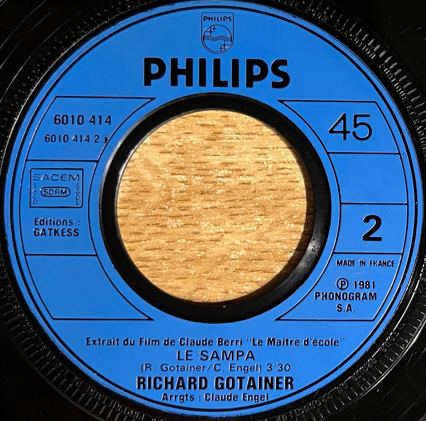 Schallplatten: RICHARD GOTAINER - POIL AU TABLEAU – Gebraucht aus Bussigny von vinyl-pas-cher 3