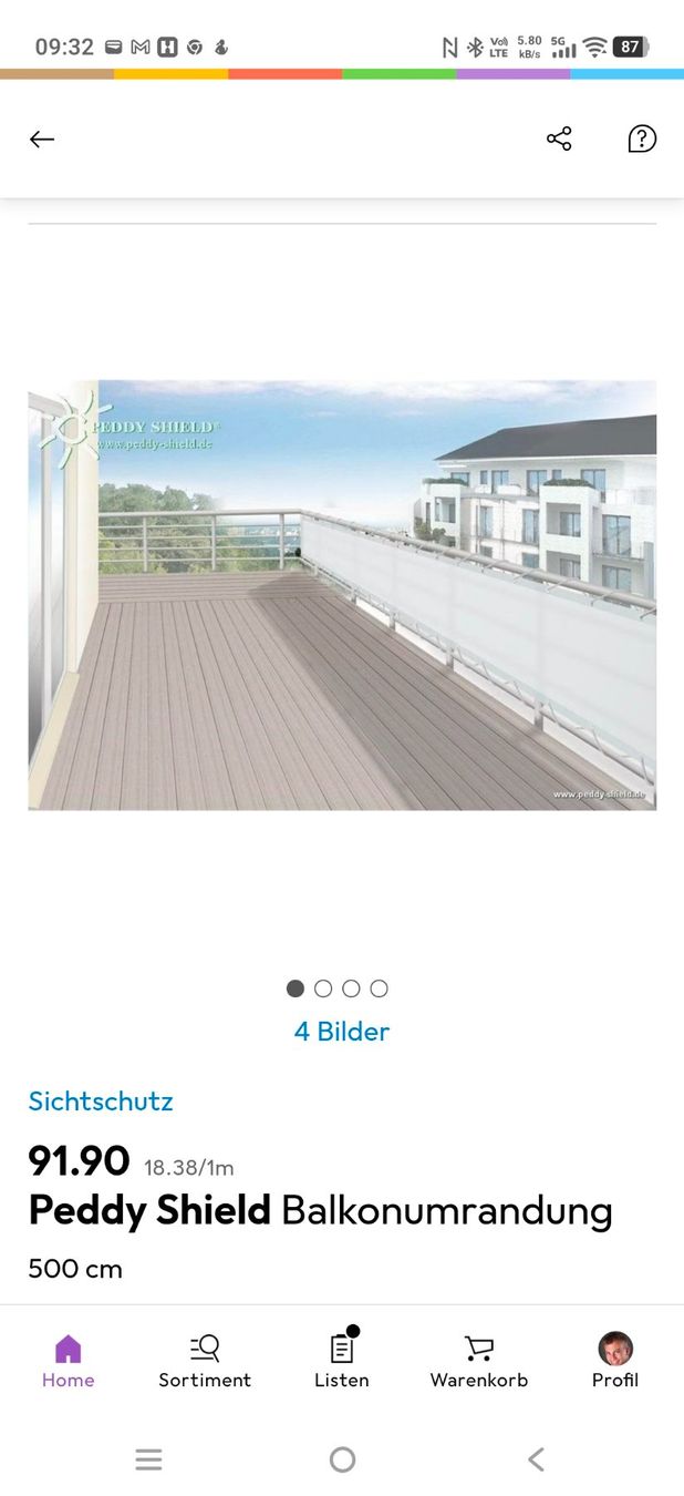 Holzartikel: Balkonumrandung – Neu (gemäss Beschreibung) aus Düdingen von Yvu2k