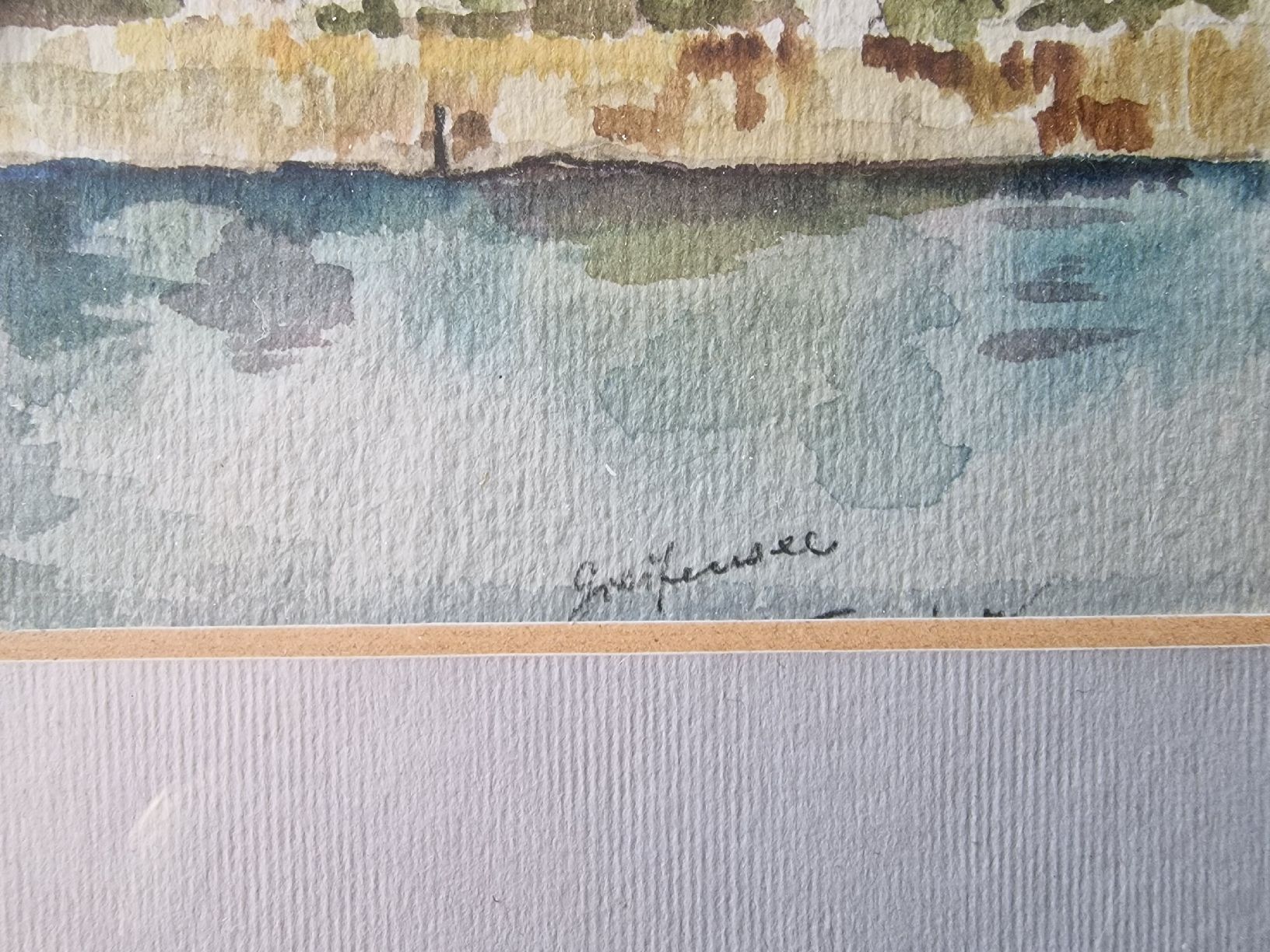 Dipinti: Schönes Aquarell von A. Flückiger- Greifensee – Usato da Wildberg venduto da mantas07 1