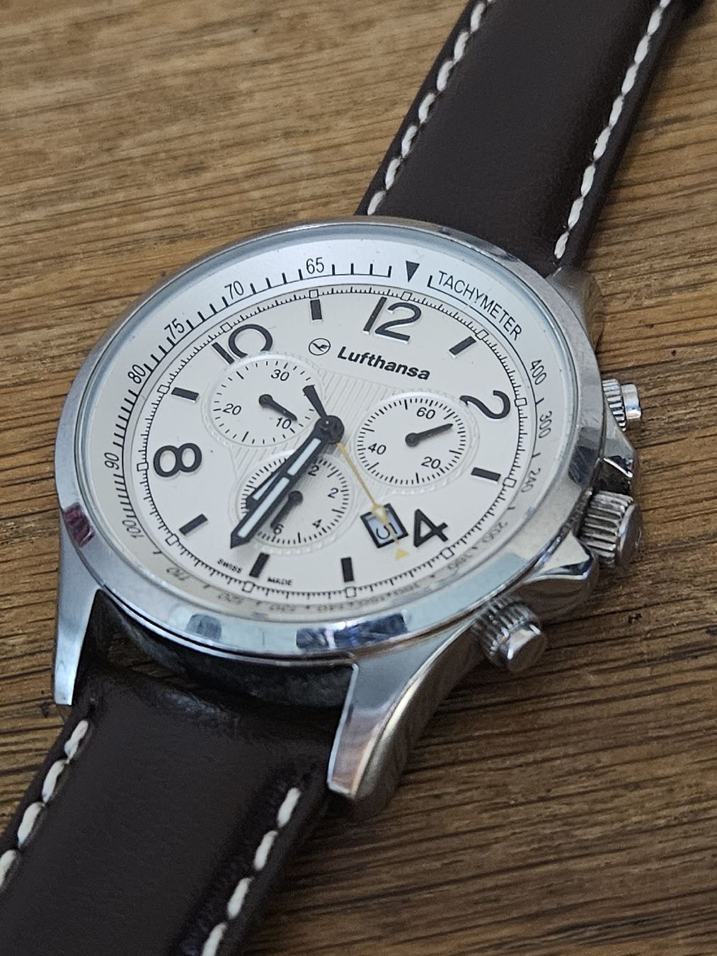 Orologi: Lufthansa Herrenuhr Chronograph 45mm – Usato da Flamatt venduto da pie_f9zm 7