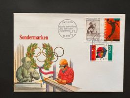 FDC Luxus 1992 Sondermarken Philswiss Spezialcouvert (R304)