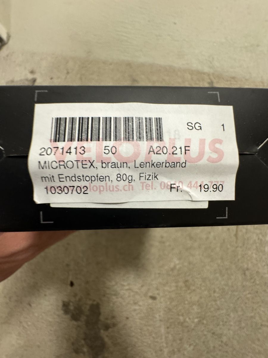 Fizik Pezzi di ricambio: Fizik Lenkerband TEMPO MICROTEXT 2mm neu – Nuovo e nell'imballaggio originale da Arbon venduto da homebender 2