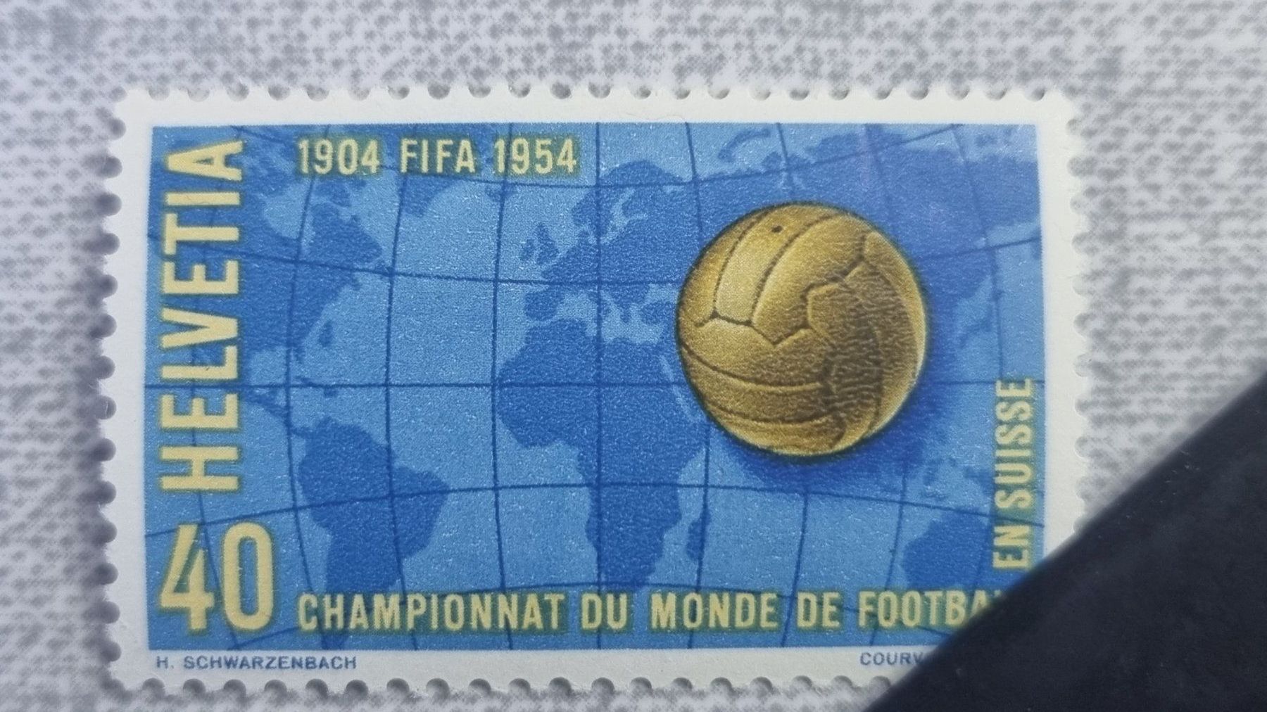 Tutti i francobolli: Fifa 1954 mit Atlantis ** – Usato da Moosseedorf venduto da wau69 1