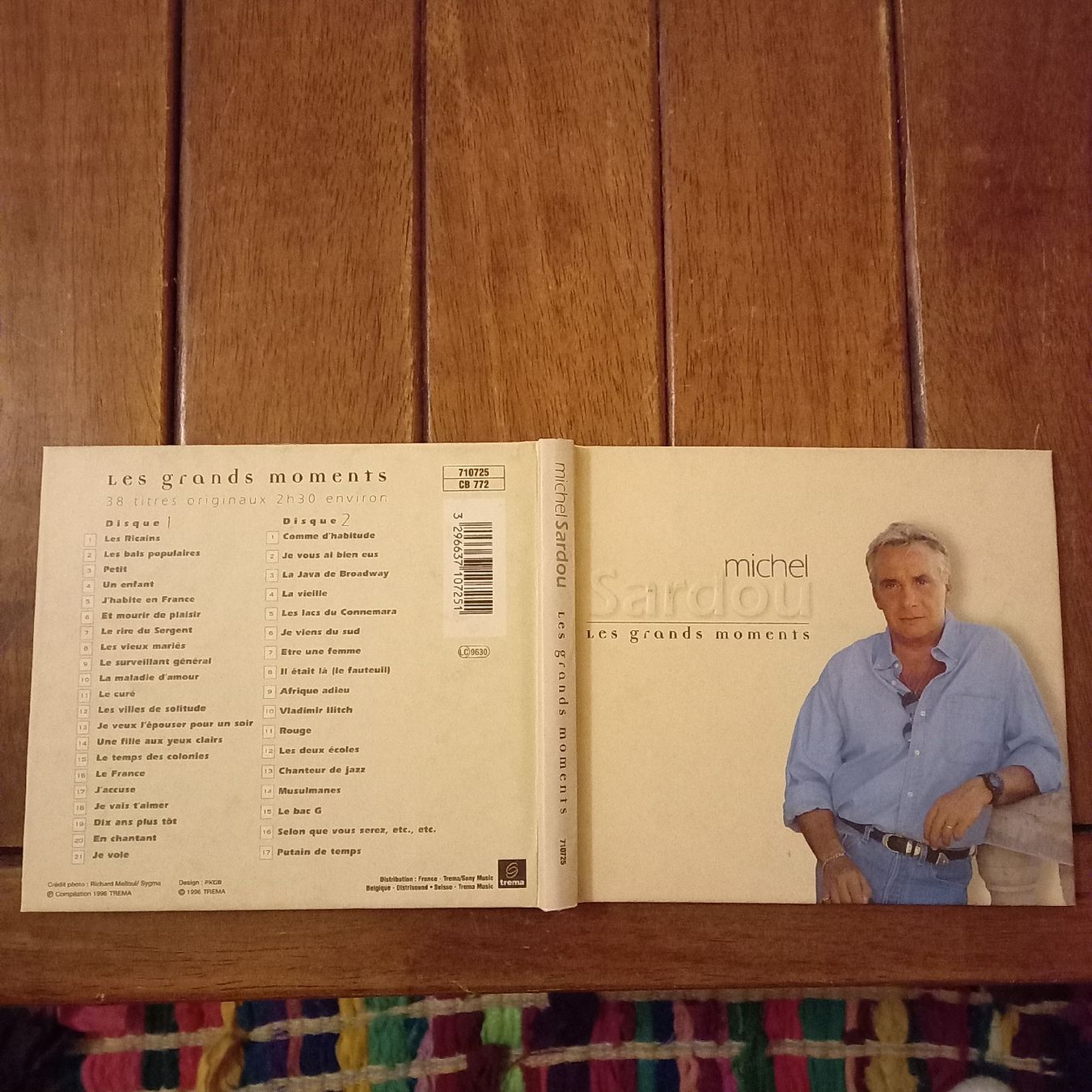 CD: Michel Sardou- Les Grands...(dbook 2 cd) – Usato da St-Cergue venduto da VeganWarrior