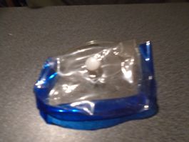 Puppen-Tasche, durchsichtig/blau
