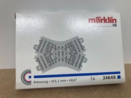 Märklin H0 Kreuzung 24649 neu in OVP