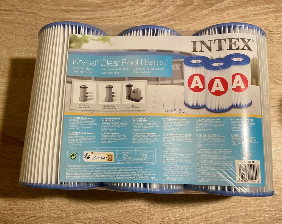 Intex 29003-PACK 3 Typ A Filterpatronen (3 Stück) | Kaufen auf Ricardo