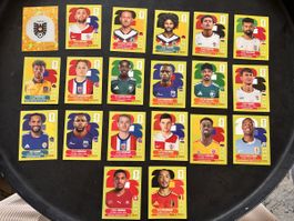 20 verschiedene Panini Sticker 2026