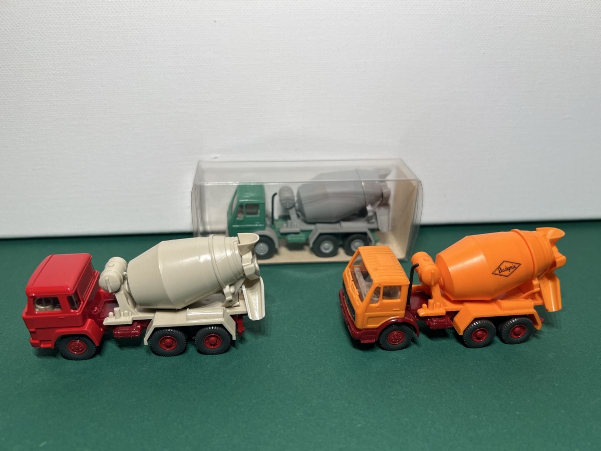 Wiking Modellini d'auto: 3 x Betonmischer Wiking 1/87 – Nuovo (secondo la descrizione) da Weinfelden venduto da Kammerflimmern 2